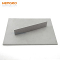 Hengko High Prisicion Tamaño personalizado de acero inoxidable sinterizado 316 316L Placa de filtro para filtración de líquido químico